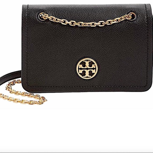 Carson Convertible Leather Crossbody Bag TORY BURCH